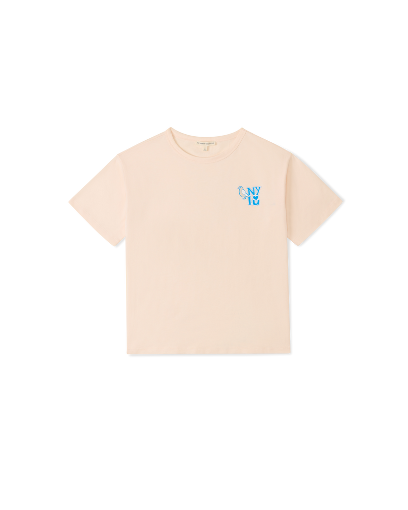 Organic Weekend Tee in Shell Pink Unisex